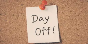 unpaid time off