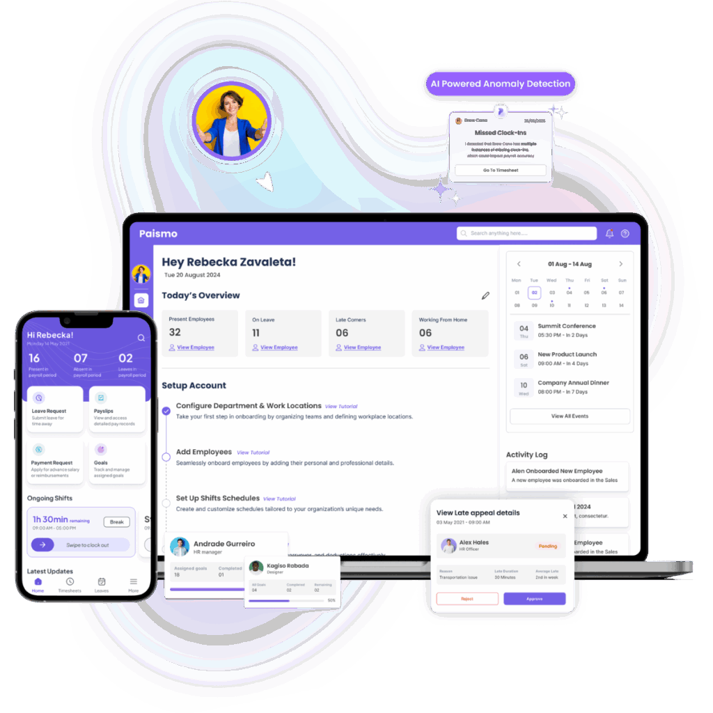 Paismo features carousel